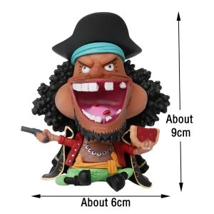 Bandai | Anime One Piece Figure 17 Styles Zoro Luffy Sanji Ace Robin Nami Frank Usopp Brook Chopper PVC Decoration Figural Model Toy Gift