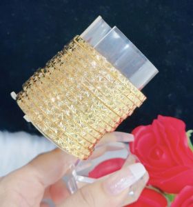 Vòng ximen khóa bấm lươi gà mạ 18.k siêu đẹp E103