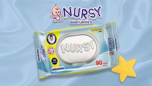 Nursy Baby Wipes Unscented 90s x 3