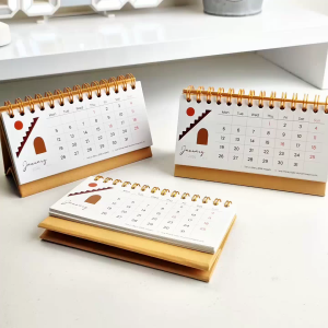 Bukuqu Calendar Short 2026 - Uk 6x12.5 cm - Kalender Meja Aesthetic - Kalendar kecil - Mini