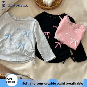 JIFANPAUL | Girls Long Sleeve Pure Cotton T-shirt