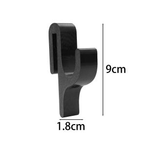 1/10Pcs 3D Shower Door Hook Bathroom Glass Door Hanger for Clothes Towel Bathrobe Household No-Drill Plastic Hanger Organizer