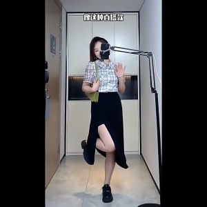 【Fast Shipping】Mid-length Skirt Women Show Thin High Waist Split Crotch Covering A-line Hip Wrap Skirt