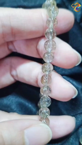 Collection Grade Old Mine Devilish Silver Rutilated Quartz Bracelet