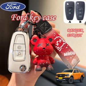 เคสกุญแจรีโมทรถยนต์ สําหรับ Ford Ford 2 3 ปุ่ม Ford RANGER EVEREST keychain