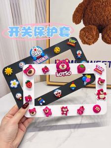 Miếng Dán Đèn Ổ Cắm Phòng Khách Họa Tiết Hoạt Hình Dễ Thương Bảo Vệ Bao Bì Trang Trí Khung Đẹp Cho Phòng Khách