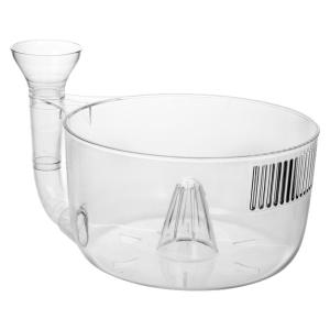 ASCOR | Automatic Cleaning Transparent Snail Shape Kitchen Drain Basket