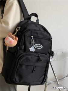 Balo Du Lịch Nam Dung Tích Lớn Màu Đen Ba Lô Học Sinh Trung Học Phổ Thông Và Trung Học Chuyên Nghiệp Ba Lô Học Sinh