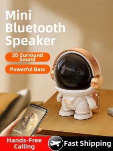 Astronaut Bluetooth Speaker High Quality Mini Surround Sound Bass Cannon Wireless Portable Audio System for Car Use