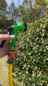 ชุดหัวฉีดพ่นน้ำ ปืนฉีดน้ำ 7 ฟังก์ชั่น ปืนฉีดน้ำอเนกประสงค์สำหรับใช้ในครัวเรือน ปืนฉีดน้ำ แบบปรับรูปแบบน้ำได้