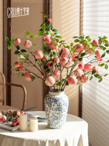 Realistic Apple Artificial Flowers New Year Decorations Fruit Branches Fake Flowers Living Room Flower Arrangements Dried Flowers