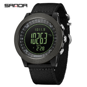 Sanda | SANDA Durable Men Watch Multifunction Electronic  Luminous Waterproof Alarm Clock Male Countdown Outdoor Sports Wristwatch