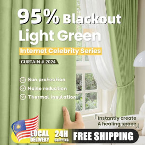 【Hotel Curtain】98% Blackout Curtain Soft Curtains Makapal at Mahaba Sunblock Curtain Made Eyelet Draperies Curtains 140*160/220/255cm Kurtina Sale Free Shipping