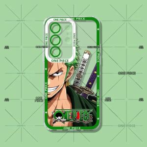 Bandai | Ốp Điện Thoại Silicon In Hình Nhân Vật One Piece Nửa Mặt Dành Cho Samsung Galaxy S26 Ultra S25 Edge S24 S23 S22 S21 FE A57 A37 5G A07 A17 4G - Chống Sốc Chống Xước
