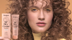 Hoegoa Air Dry Cream Long-lasting Shape Elastic and Nourishing Keeps Curls Soft Without Stiffness. Weightless Silky Waves Easy Styling. Beauty Personal Care Hair Care Hair Styling.