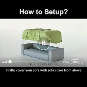 High Quality Sofa Cover Sarung Sofa 2 3 4 Seater Sofa Cover Pelapik Sofa Seater 欧美沙发套 Europe Sofa