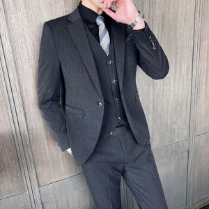 Stylish Casual Mens Suit Jacket Spring New Fashion Trend Business Formal Korean Version Youth Leisure Outerwear Ensemble