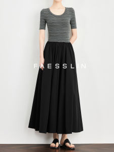 Visual Cutting Striped Patchwork Dress