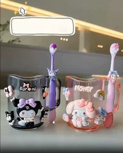 🔥พร้อมส่งจากไทย🔥 เซ็ทแก้ว+แปรงสีฟัน ลายการ์ตูนน่ารักสําหรับเด็กนักเรียนอนุบาล ราคาสุดพิเศษเฉพาะเดือนนี้เท่านั้น