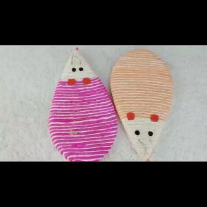 Sisal Rope Mouse Shaped Cat Scratcher Board Pad Cat Toy (LF007)