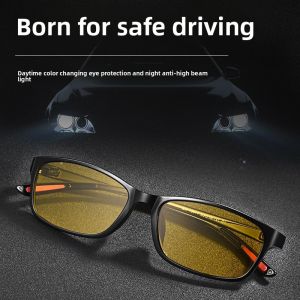 Day & Night Smart Color-Changing Night Vision Polarized Sunglasses