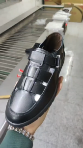 Brand GenGeGo (Cash on Delivery) mens shoes new mens leather shoes business casual dress shoes soft sole non-slip summer mens sandals