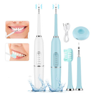 2 In 1 Wireless Electric Toothbrushes Waterproof Dental Scaler Teeth Cleaner Calculus Tartar Stains Cleaning Tool Oral Care