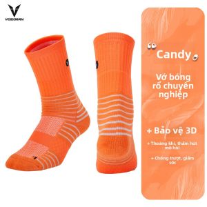 Veidoorn | Vớ Bóng Rổ Chuyên Nghiệp Có Đế Khăn Cao Đỉnh Huấn Luyện