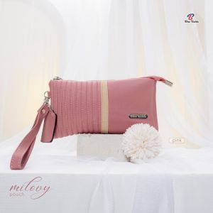 Dompet MILOVY by Biru Tsabita free gantungan kunci pouch hp