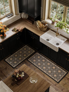 Gold Yangyang High End Kitchen Mat Full Coverage Home Use Anti Slip Easy Clean Foot Pad Diatom Mud Long Strip