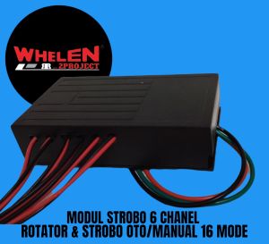 Modul strobo 6 Channel rotator dan strobo