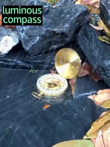 Camping Survival Compass Metal Pocket Compass Kids Compass for Hiking Camping Hunting Outdoor Military Navigation Tool