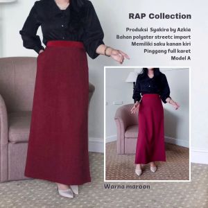 RAP collection - Rok kerja terbaru-rok kerja pinggang karet Syakira