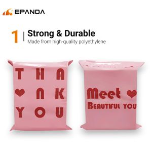 Thank You Courier Bag Beg Pos Plastik Packaging E-commerce Postage Flyer Parcel Mailer Self Adhesive