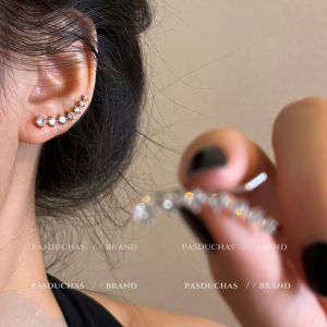 Elegant Zirconia Stud Earrings Womens Fashion Jewelry Fresh out New Small Niche Design Sensation High End Luxury Ear Jewelry