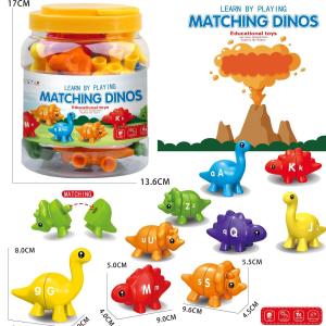Đồ Chơi Unicorns Đếm Dinosaur Alphabet Matching Montessori Math Teaching Aids for Preschool Kids Educational Toys
