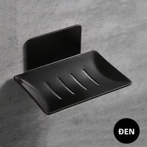 1 Cái Giá Để Xà Phòng Treo Tường Phòng Tắm Tắm Lưu Trữ Lưới Khay Đựng Xà Phòng Không Cần Khoan Đĩa Xà Phòng Có Hệ Thống Thoát Nước