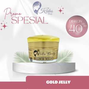 NEW GOLD JELLY BOOST BRIGHT AND GLOW KEDAS BEAUTY ORIGINAL 100%