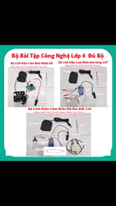 [Ráp sẵn] Bộ Linh Kiện Cảm Biến Nhiệt Độ Độ Ẩm Ánh Sáng Bài Tập Sách Công Nghệ Lớp8
