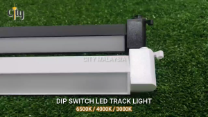 LED Linear Track Light 30w DIP Switch Change Light Colour led light for living room White or Black Body Casing