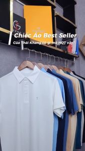 Áo polo trung niên nam Thái Khang loại áo thun nam cho bố vải thun lạnh co dãn ATK1