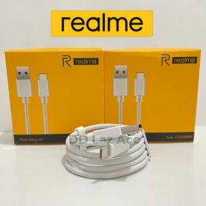 Kabel Data Charger Cas Untuk Realme 5 6 7 8 9 PRO PLUS 5G Super DART TYPE C VOOC FLASH CHARGE