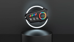 Bluetooth Helmet Headset Motorcycle Intercom RGB LED Wireless Earphone Noise Reduction Mic IPX7 Waterproof