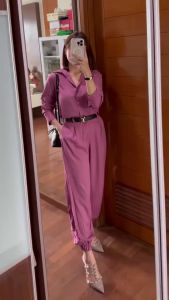 ONE SET RAYON TWILL PREMIUM DAILY SET HOMEWARE PAKAIAN WANITA SETELAN