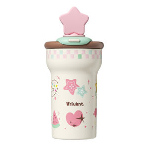 VRIUKNT | Attractive Design Straw Thermal Cup High Capacity
