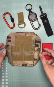 [Hỏa Tốc TPHCM] Túi EDC Chiến Thuật đeo hông đựng đồ đa năng có mặt Loop để dán Patch Velcro