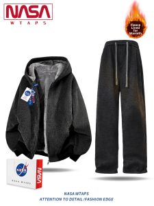 NASA WTAPS | Warm Padded Jacket for Autumn and Winter Stylized Stars and Small Aromatic