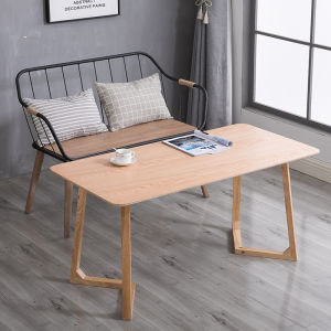 Modern Simple North European Real Wood Home Use Coffee Table Rectangular Guest Table Small Apartment Tea Table Display Table