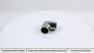 AndyMarine Boat 2-Way Pipe Fitting Elbow 316 Stainless Steel Pipe Components Marine Hardware