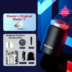 Electric Shaver Car Mounted Razor No Black Points Left Body Washable Single Blade Stainless Steel Multi Function Grooming Type